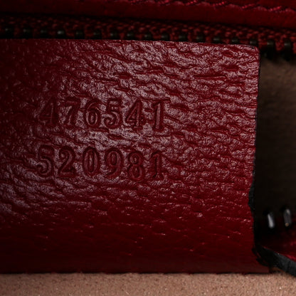 Gucci GG Supreme Monogram Small Queen Margaret Top Handle Bag Red 7 of 9