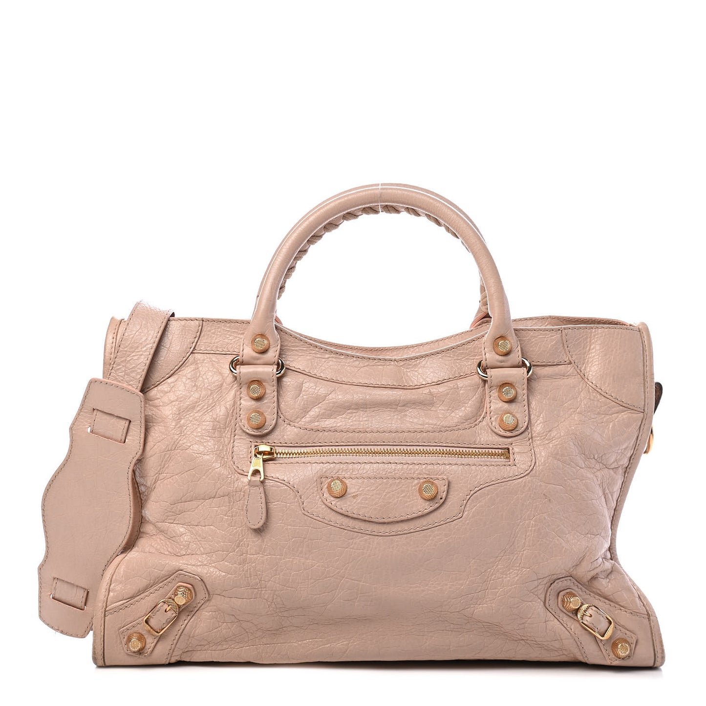 Agneau Giant 12 Gold Hardware City Rose Aubepine Rose Light