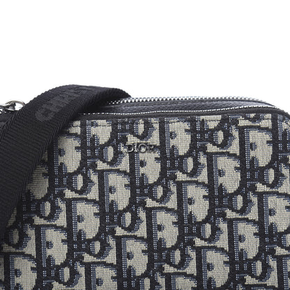 Christian Dior Oblique Pouch Navy Blue 9 of 11