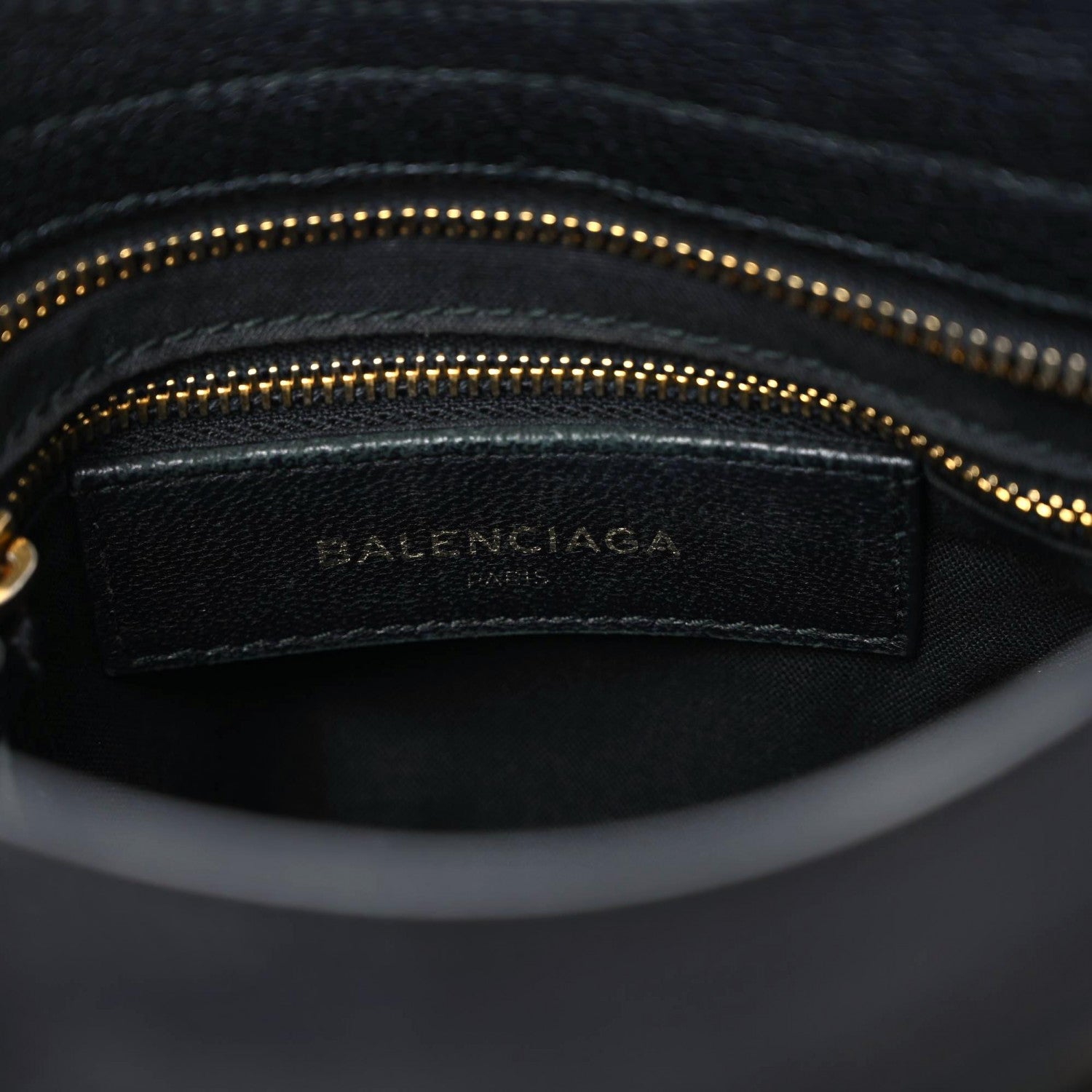 Balenciaga Chevre Gold Metallic Edge Hardware Mini City Black 6 of 11