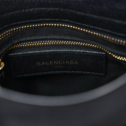 Balenciaga Chevre Gold Metallic Edge Hardware Mini City Black 6 of 11