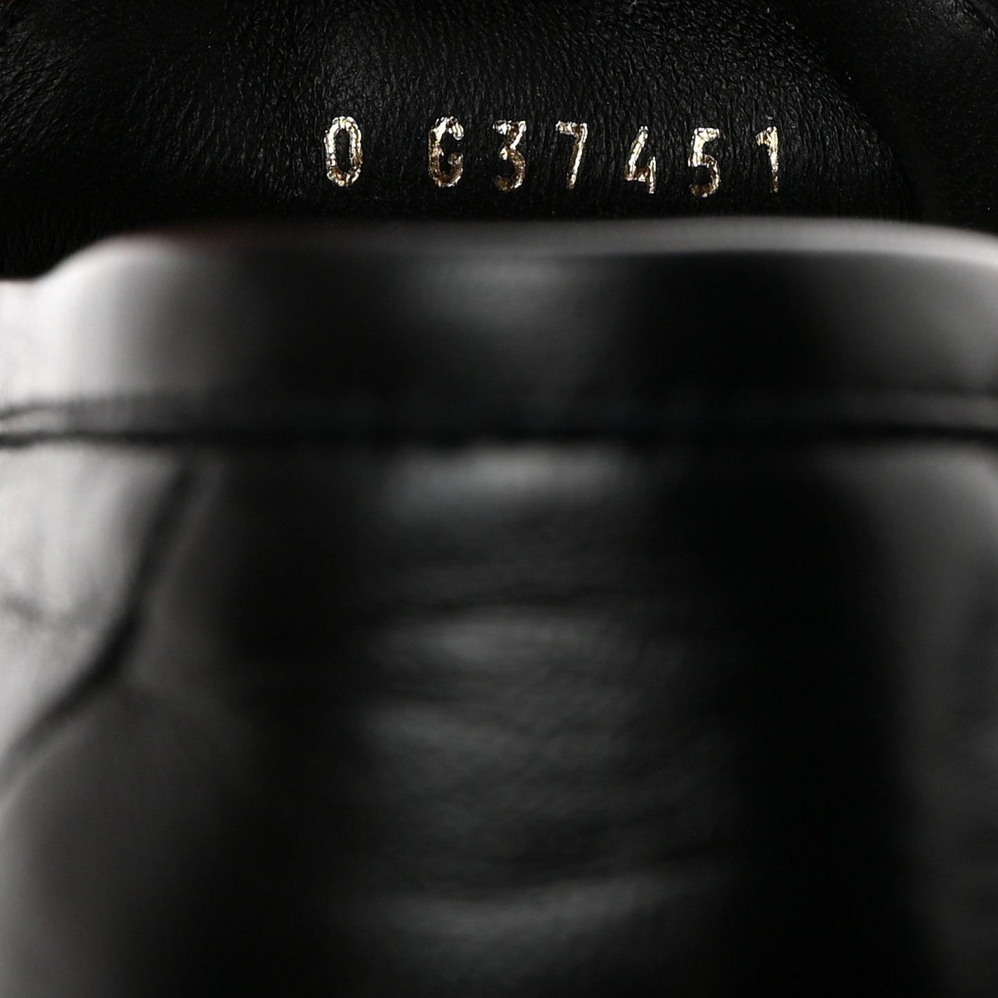Lambskin CC Mocassin Loafers 37.5 Black