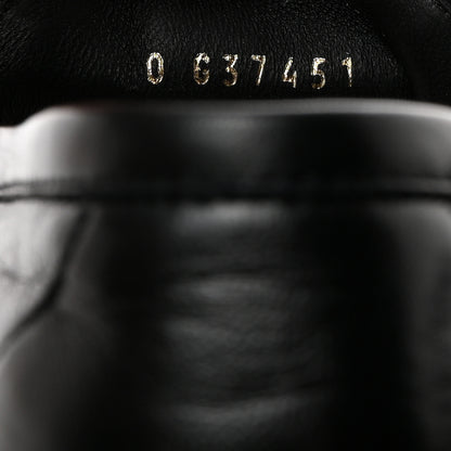 Chanel Lambskin CC Mocassin Loafers 37.5 Black 7 of 9
