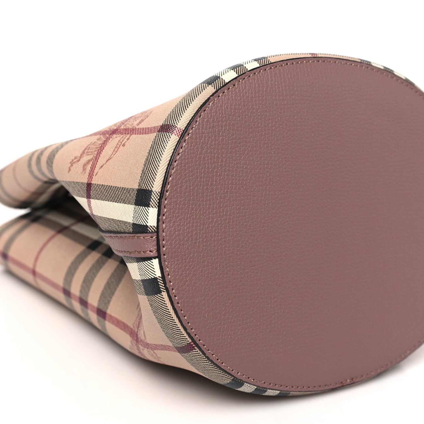 Haymarket Check Colours Small Lorne Bucket Crossbody Elderberry