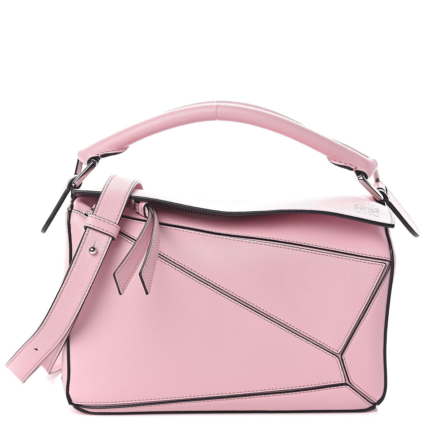 Loewe Calfskin Small Puzzle Bag Pastel Pink 1 of 9