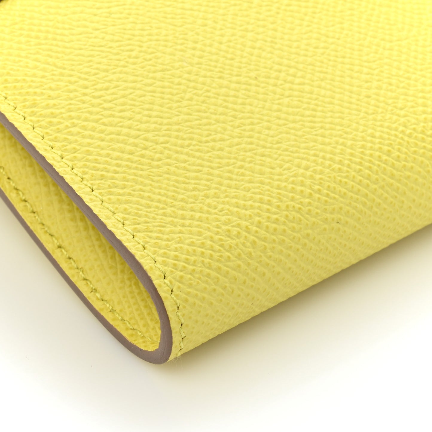 Epsom Kelly Longue Wallet Lime