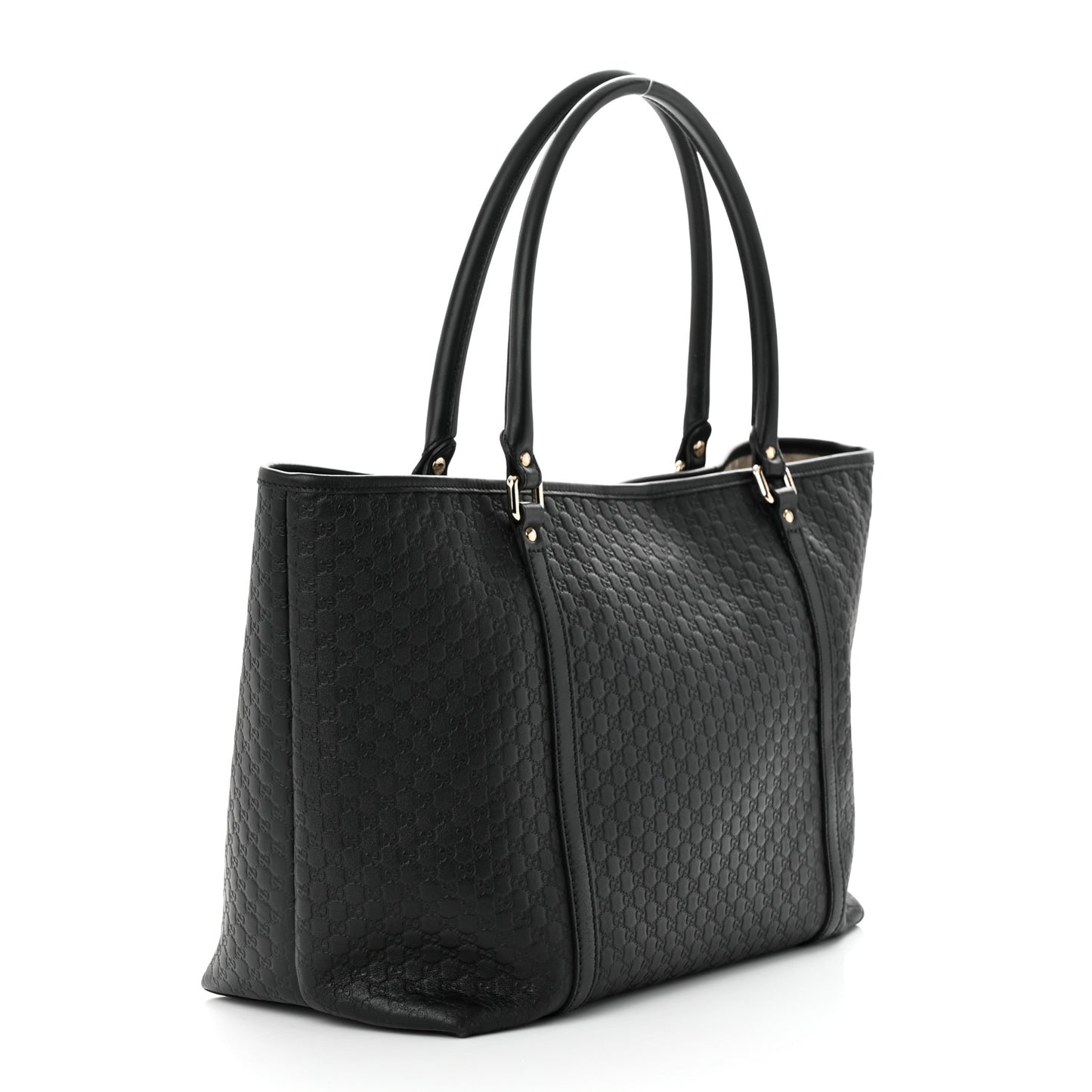 Microguccissima Medium Joy Tote Black