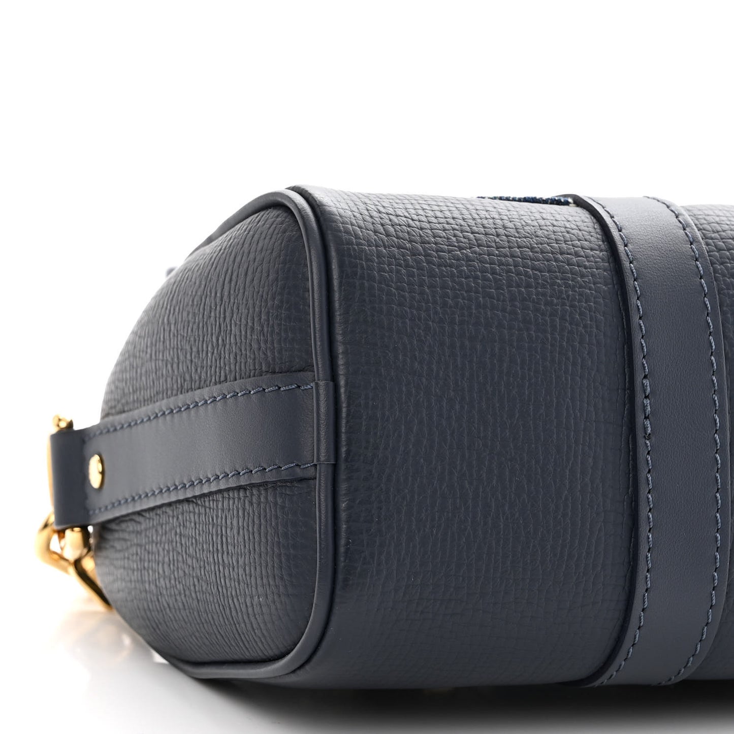 Taurillon Monogram Denim Drip Keepall XS Blue