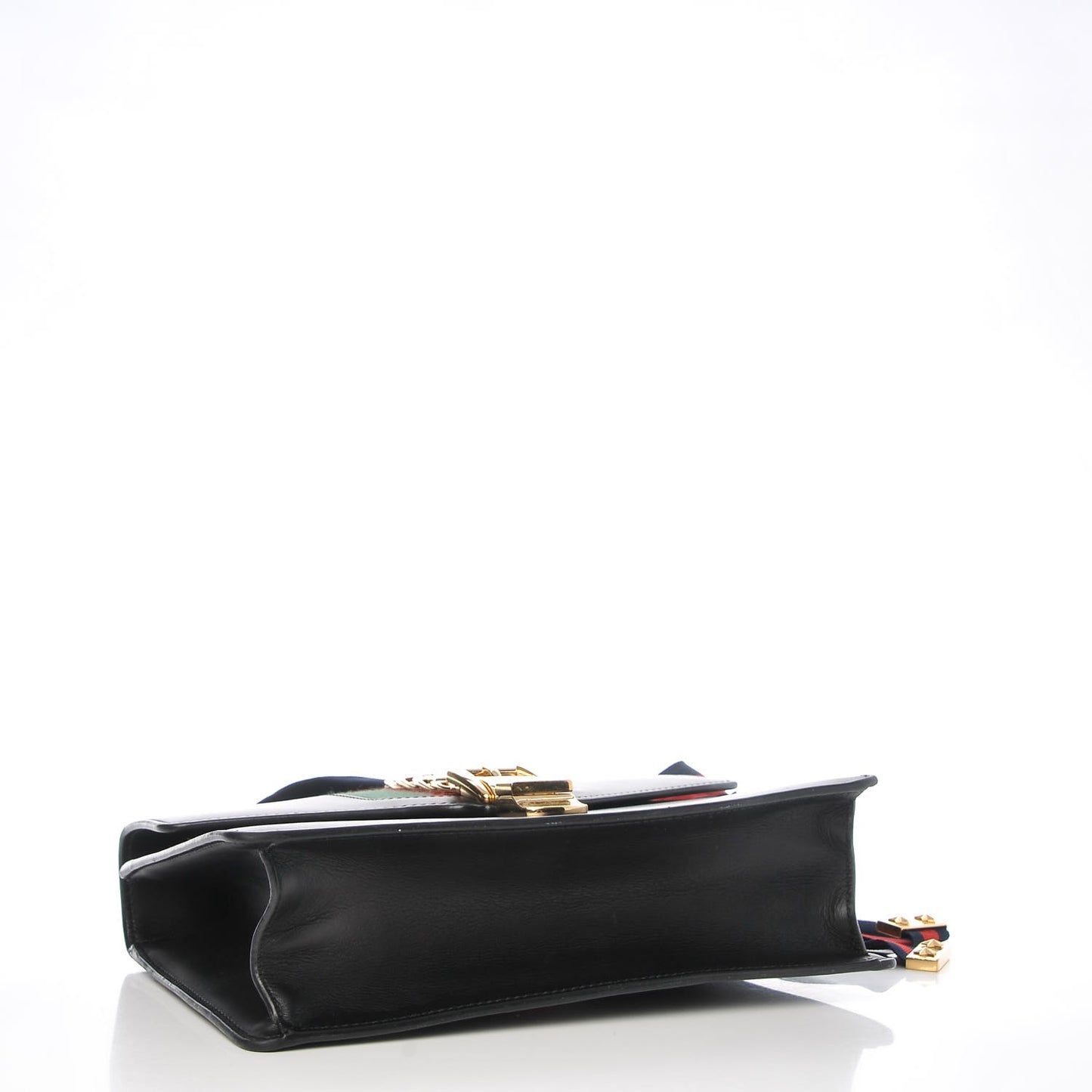 Calfskin Small Sylvie Shoulder Bag Black