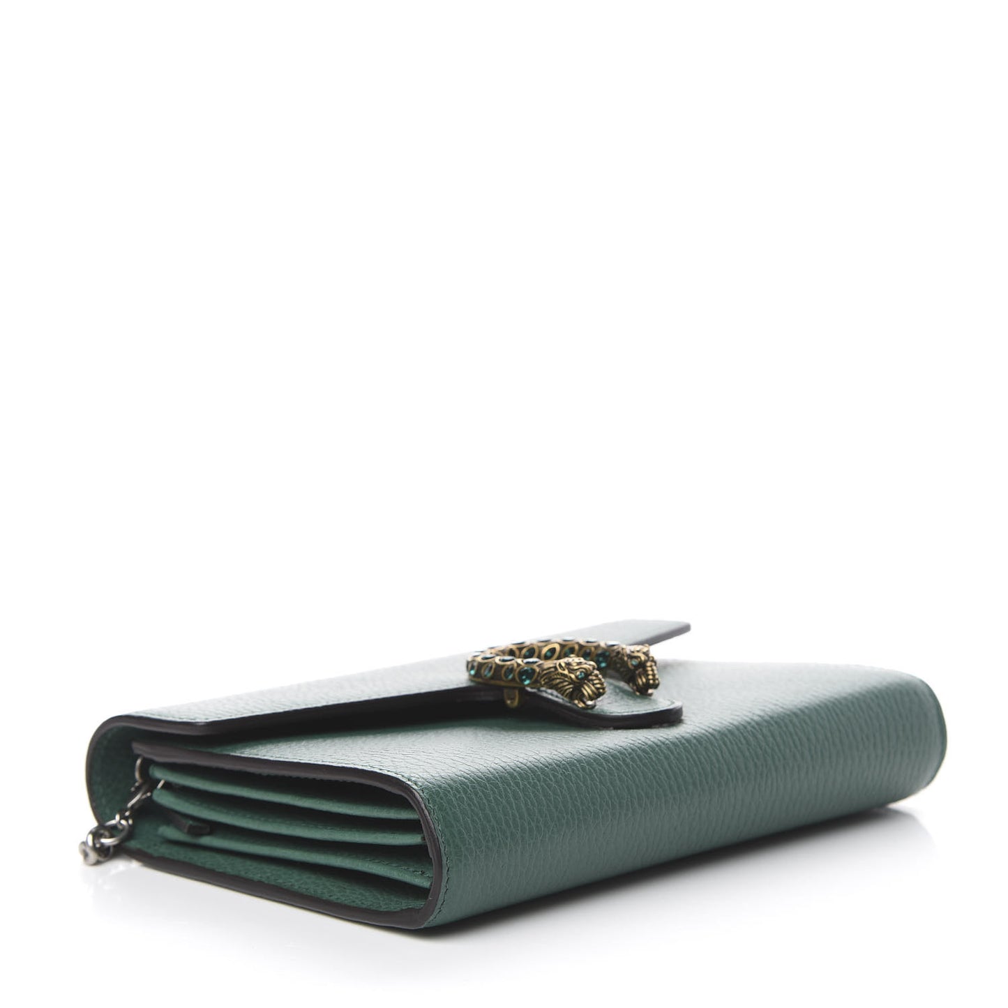 Calfskin Mini Dionysus Chain Wallet Emerald