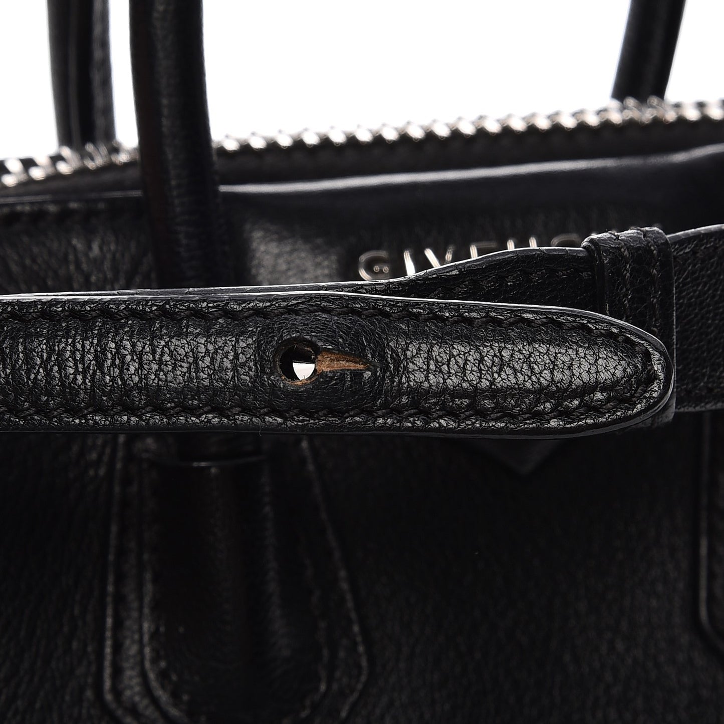 Sugar Goatskin Mini Antigona Black