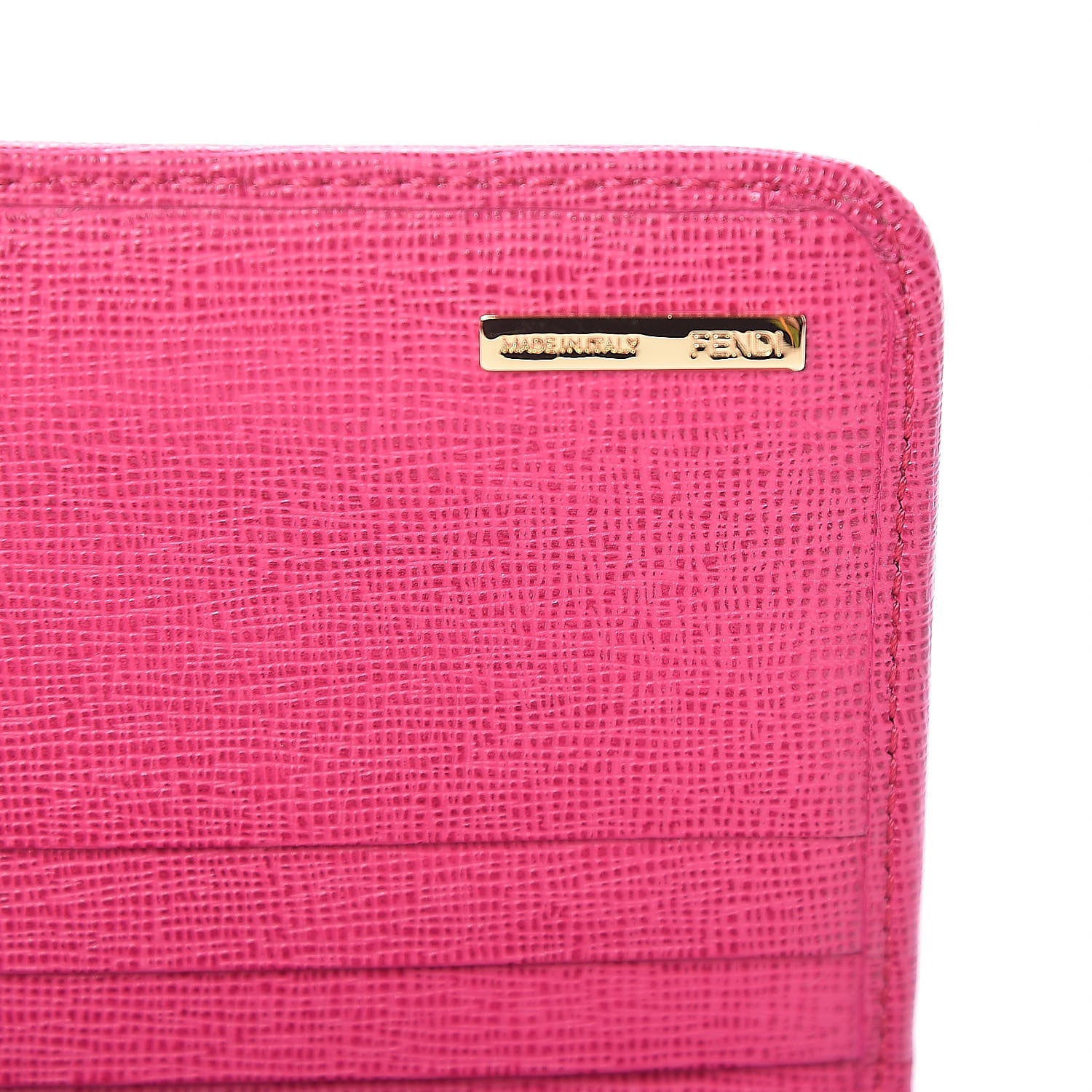 Fendi Vitello Elite Continental Wallet Ciclamino 6 of 7