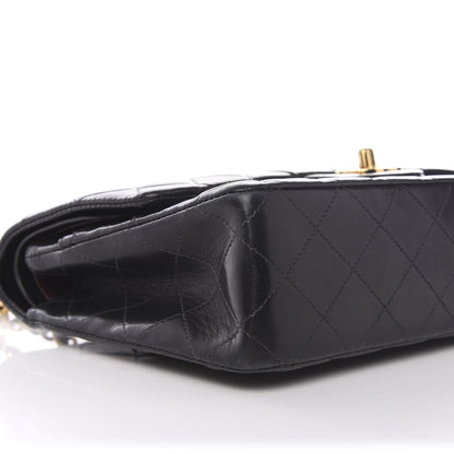 Chanel Lambskin Quilted Medium Double Flap Black 7 of 9