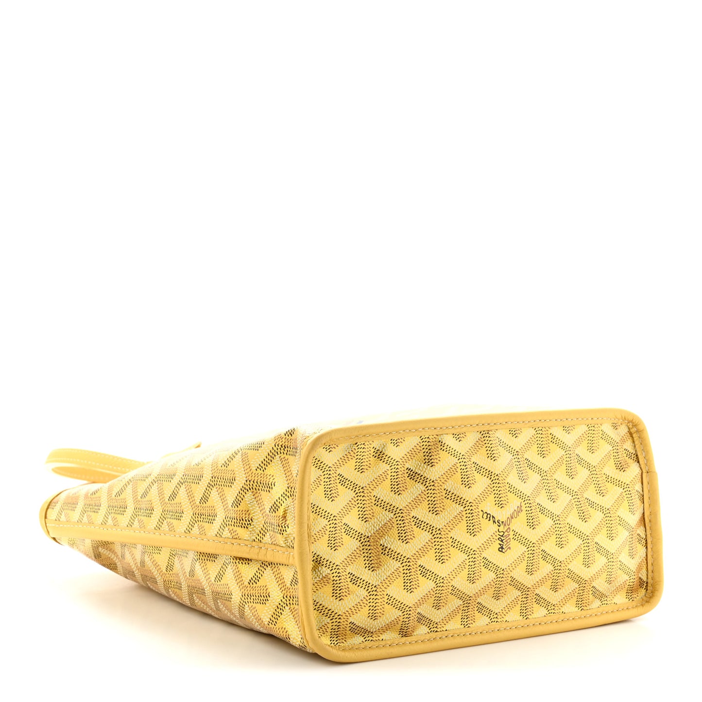 Goyardine Precious Metals Reversible Mini Anjou Gold