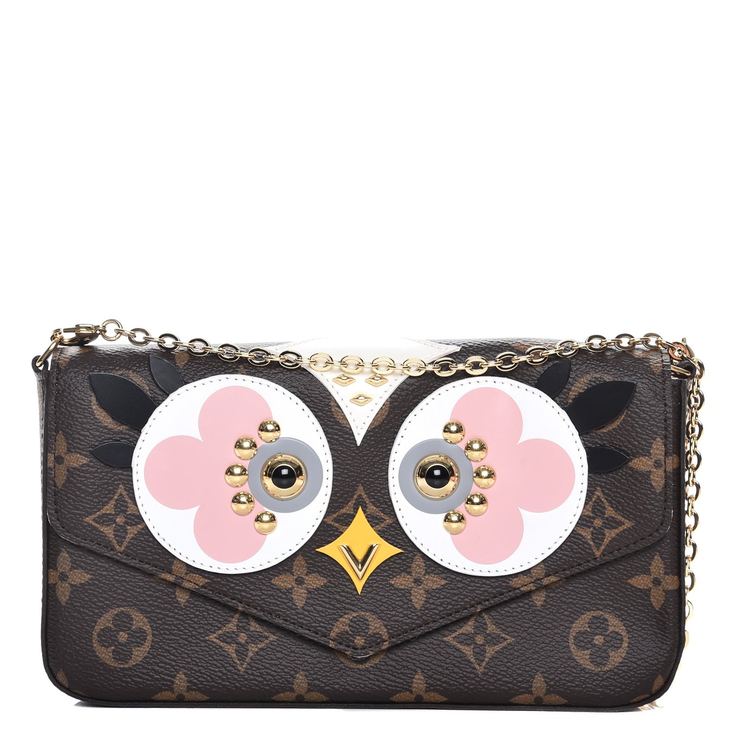 Monogram Lovely Birds Pochette Felicie Chain Wallet