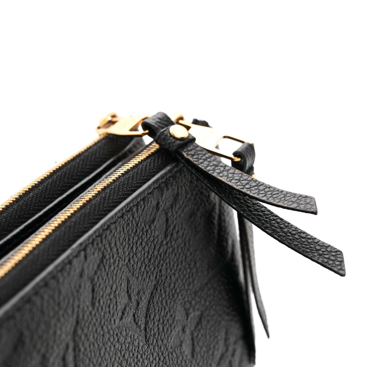Louis Vuitton Empreinte Double Zip Pochette Black 11 of 12
