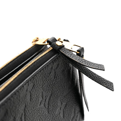 Louis Vuitton Empreinte Double Zip Pochette Black 11 of 12
