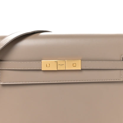 Saint Laurent Smooth Calfskin Manhattan Shoulder Bag Dusty Grey 8 of 11