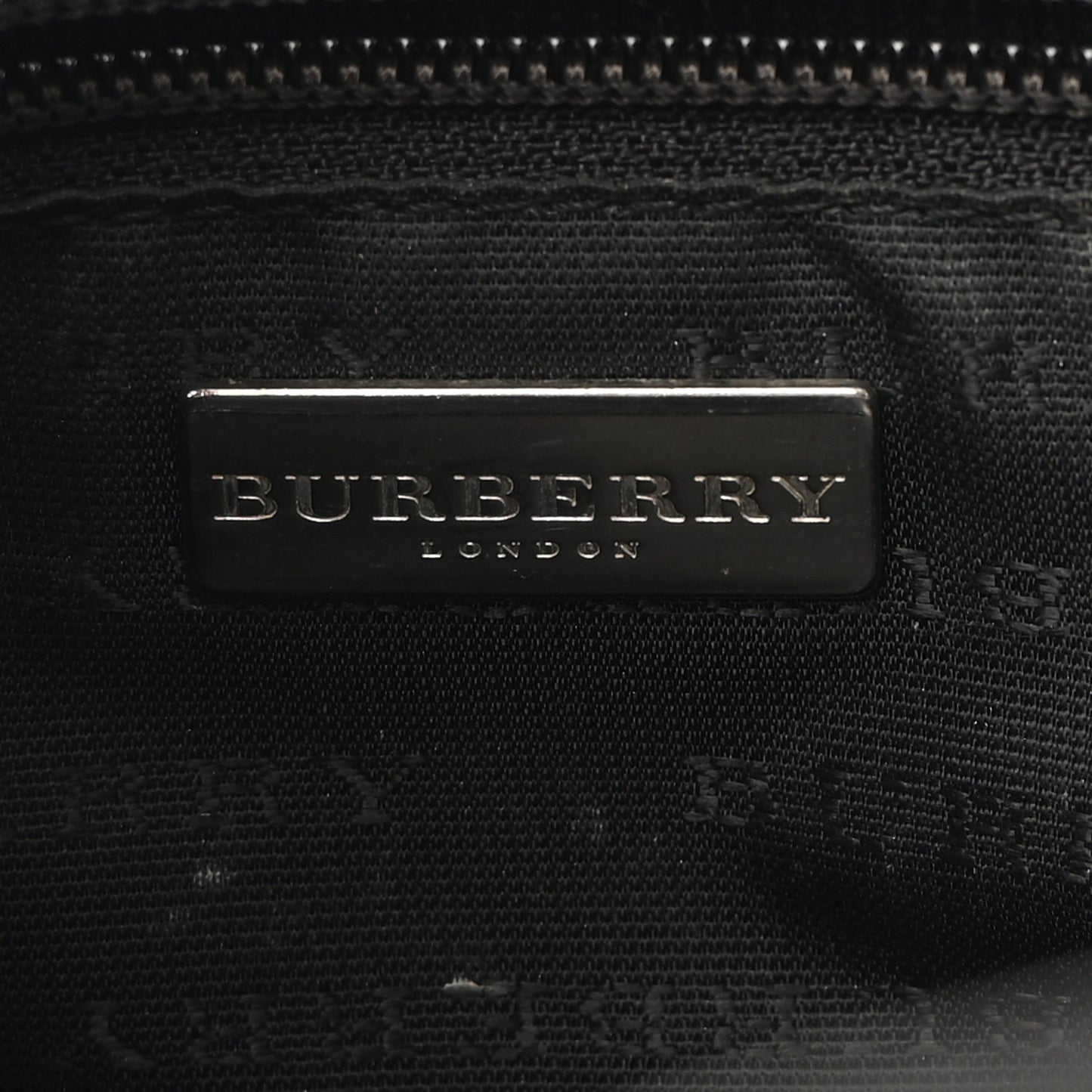 House Check Small Tote Black