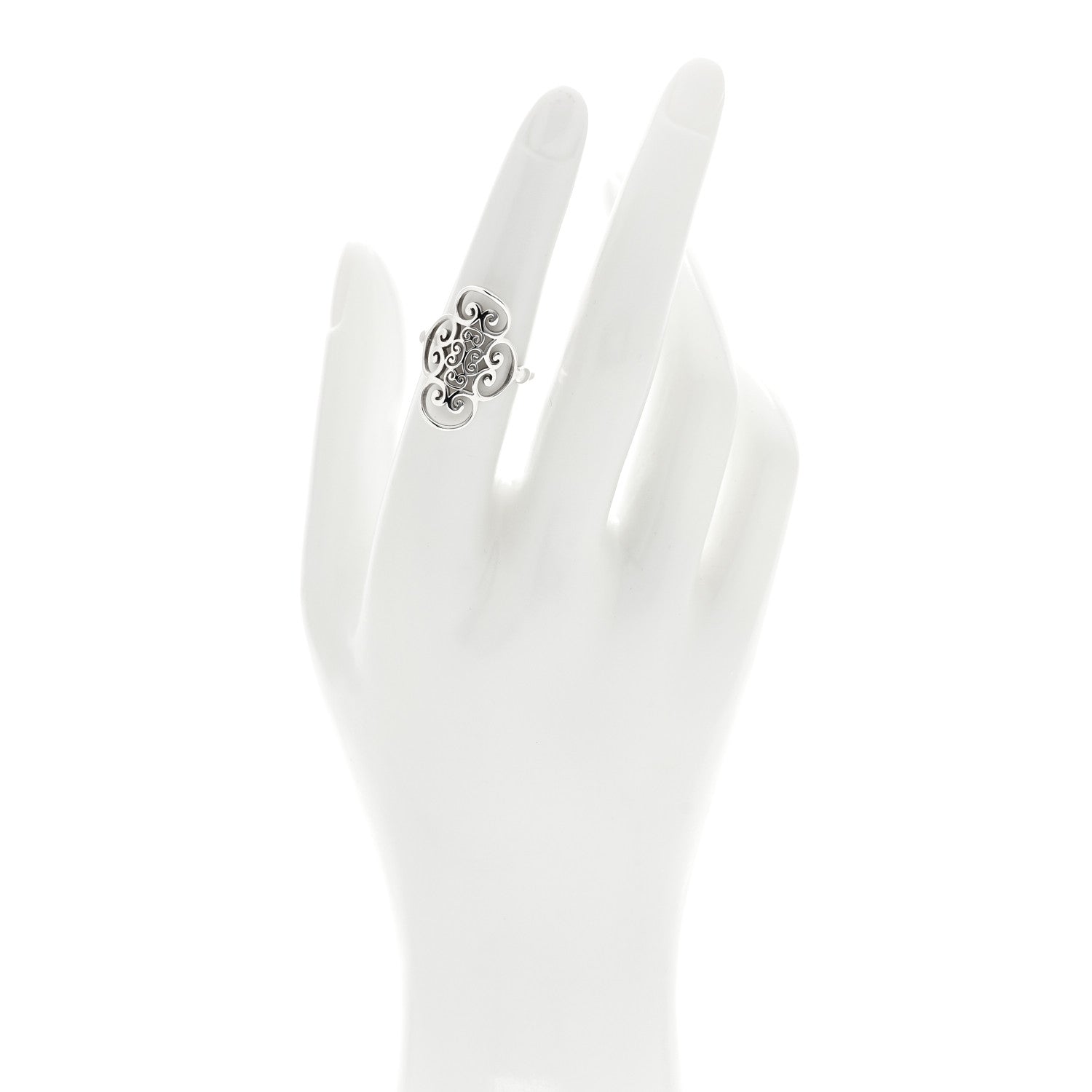 Tiffany Sterling Silver Paloma Picasso Venezia Goldoni Quadruplo Ring 52 6 2 of 5