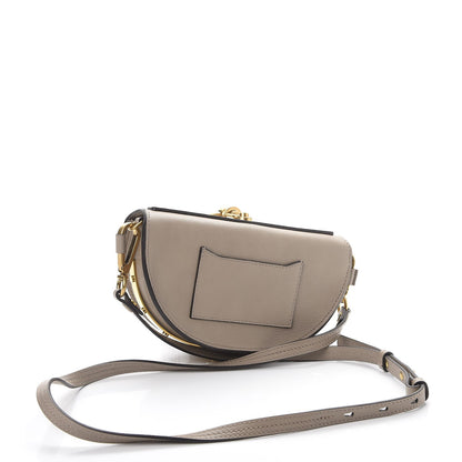Chloe Calfskin Small Nile Bracelet Minaudiere Bag Motty Grey 4 of 9