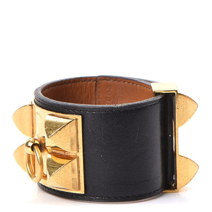 Hermes Box Collier De Chien CDC Bracelet S Black 1 of 10