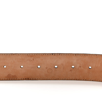 Gucci Guccissima Signature Interlocking G 40mm Belt 85 34 Black 4 of 5