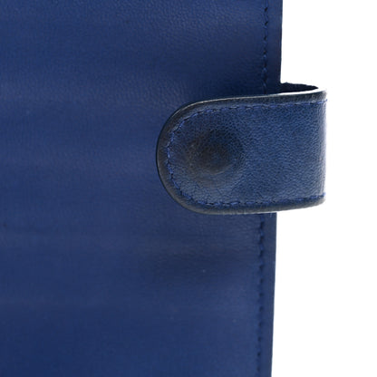 Bottega Veneta Nappa Intrecciato Continental Snap Wallet Cobalt 9 of 12