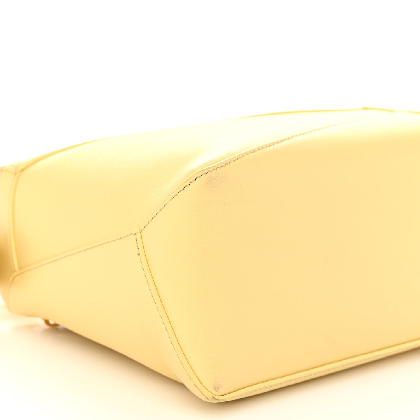 Soft Grained Calfskin Small Puzzle Edge Bag Dark Butter