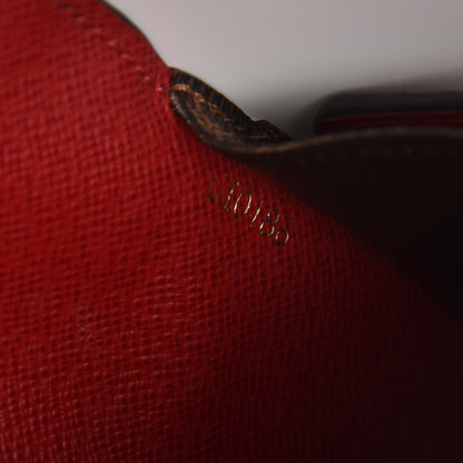 Louis Vuitton Damier Ebene Josephine Wallet Red 7 of 9