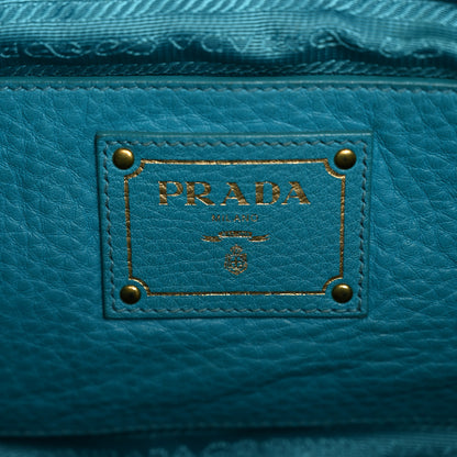 Prada Vitello Daino Tote Turchese 6 of 11