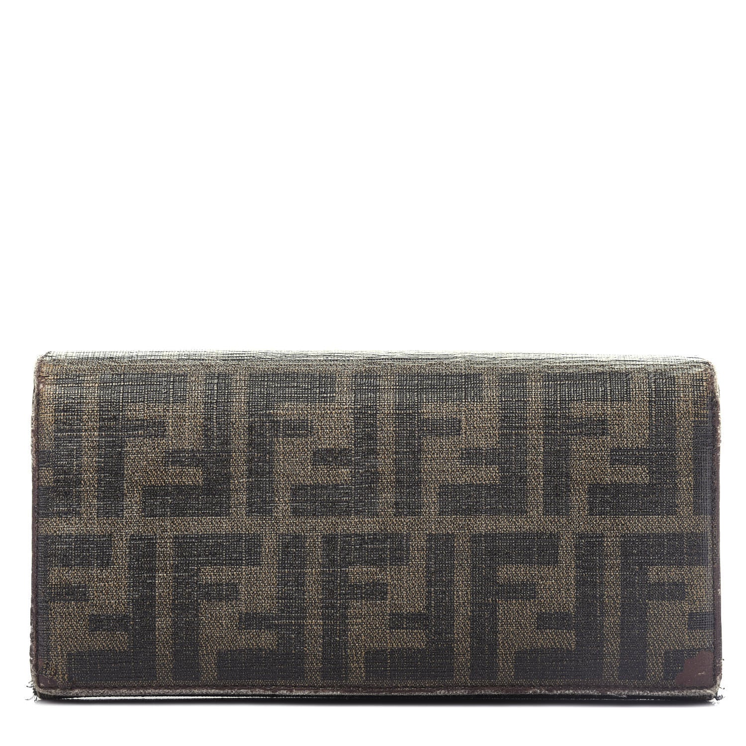Fendi Zucca Spalmati Continental Wallet Tobacco 1 of 10