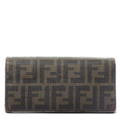 Fendi Zucca Spalmati Continental Wallet Tobacco 1 of 10