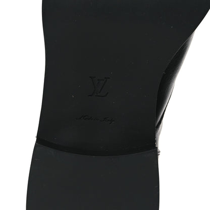 Louis Vuitton Calfskin Wonderland Flat Ranger Boots 39 Black 6 of 9