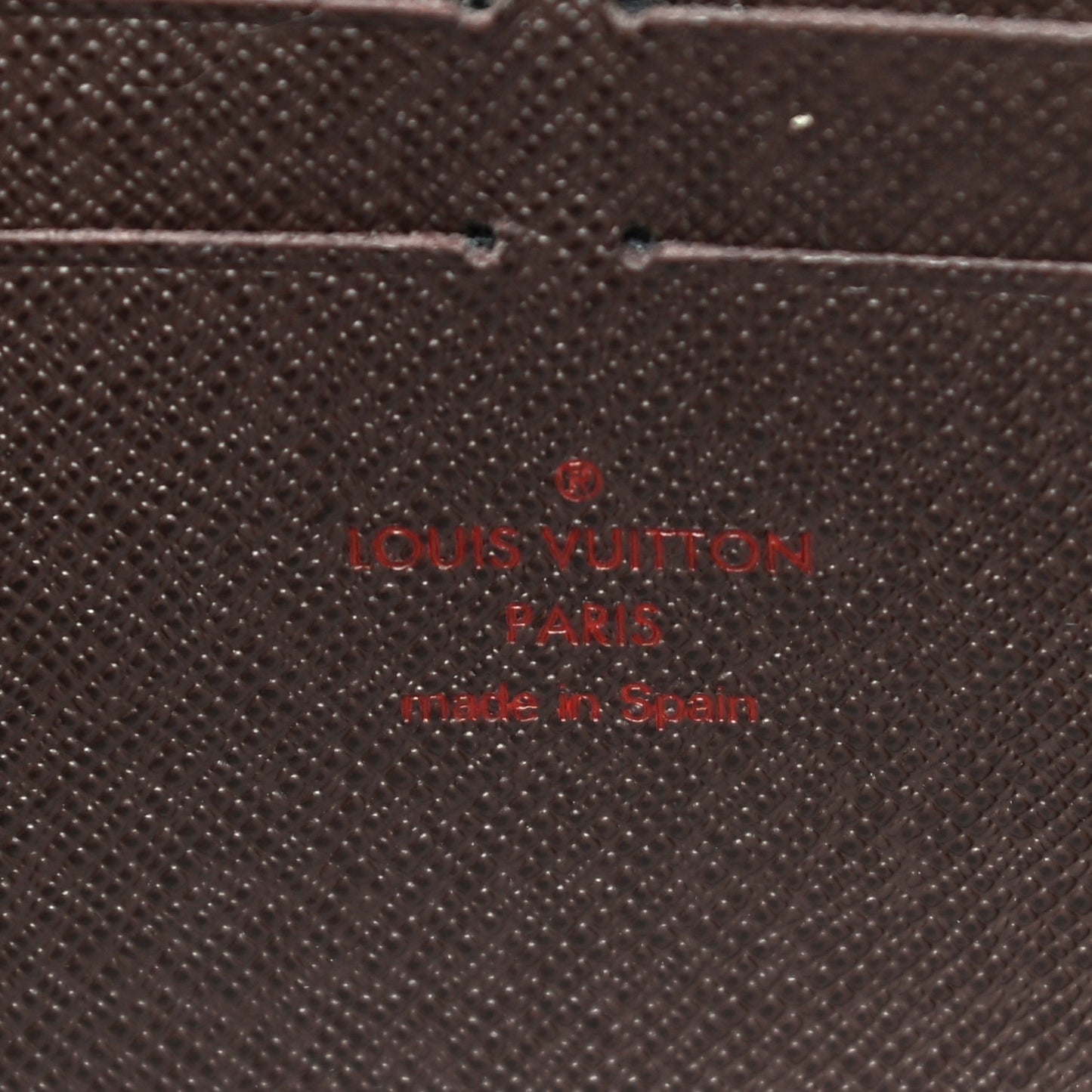 Damier Ebene Zippy Wallet