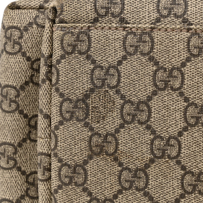 Gucci GG Plus Monogram Messenger Diaper Bag Dark Brown 12 of 14