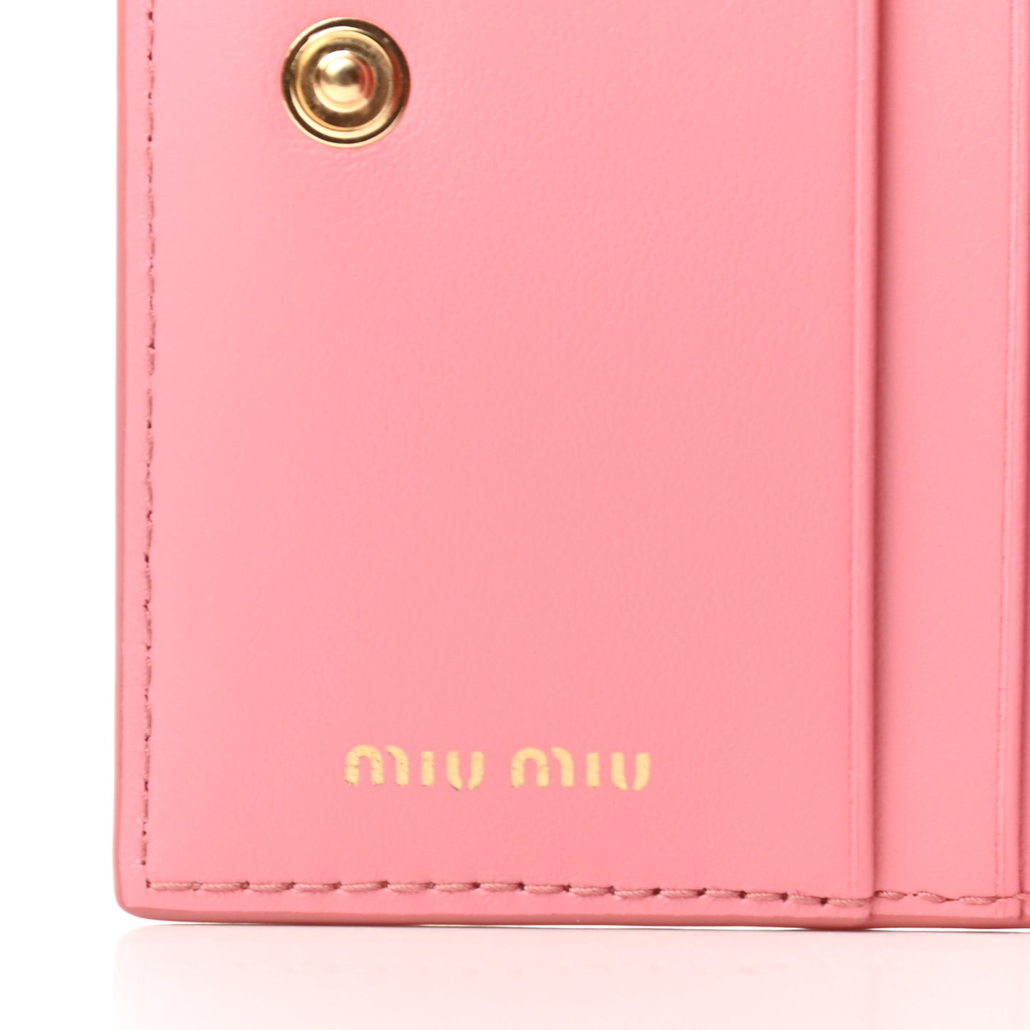 Goatskin Madras Cuori Wallet Rosa Fuoco