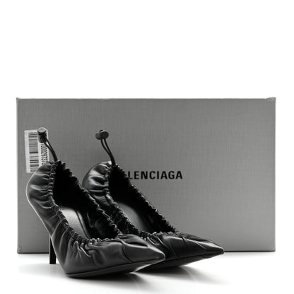 Balenciaga Smooth Nappa Scrunch Knife 80mm Pumps 36 Black 8 of 8