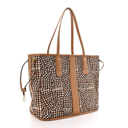 MCM Visetos Medium Liz Reversible Shopper Tote Cognac 10 of 15