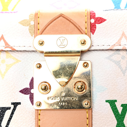 Louis Vuitton Monogram Multicolor Keepall 45 White 14 of 20