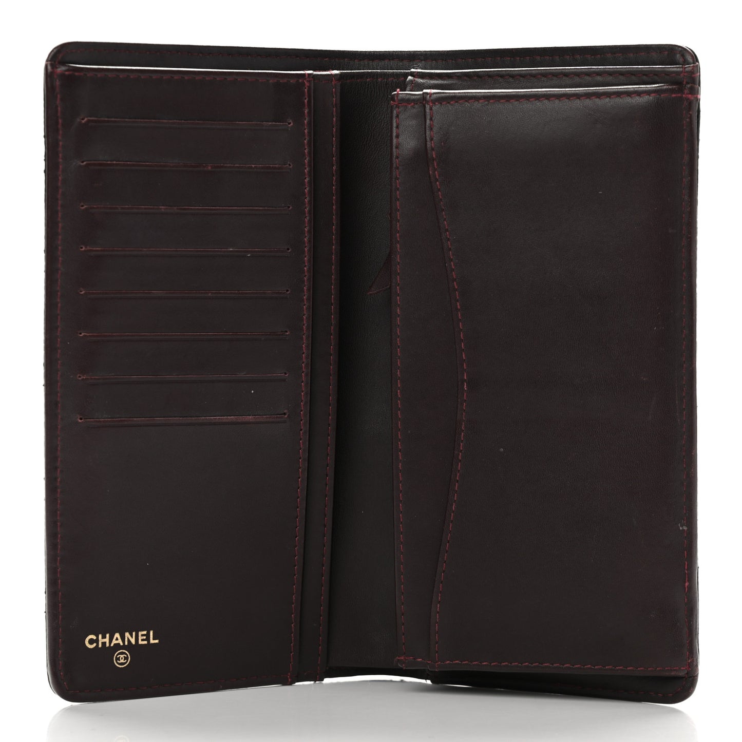 Caviar Quilted Yen Wallet Black