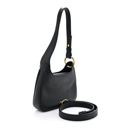 Versace Calfskin La Medusa Small Hobo Crossbody Black 3 of 9