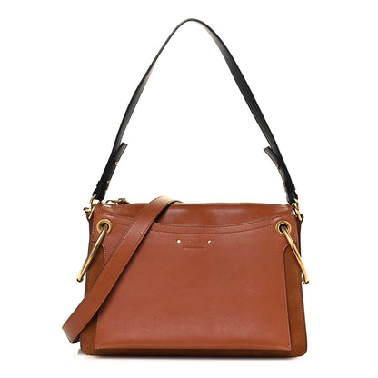 Chloe Calfskin Suede Medium Roy Bag Caramel 1 of 17