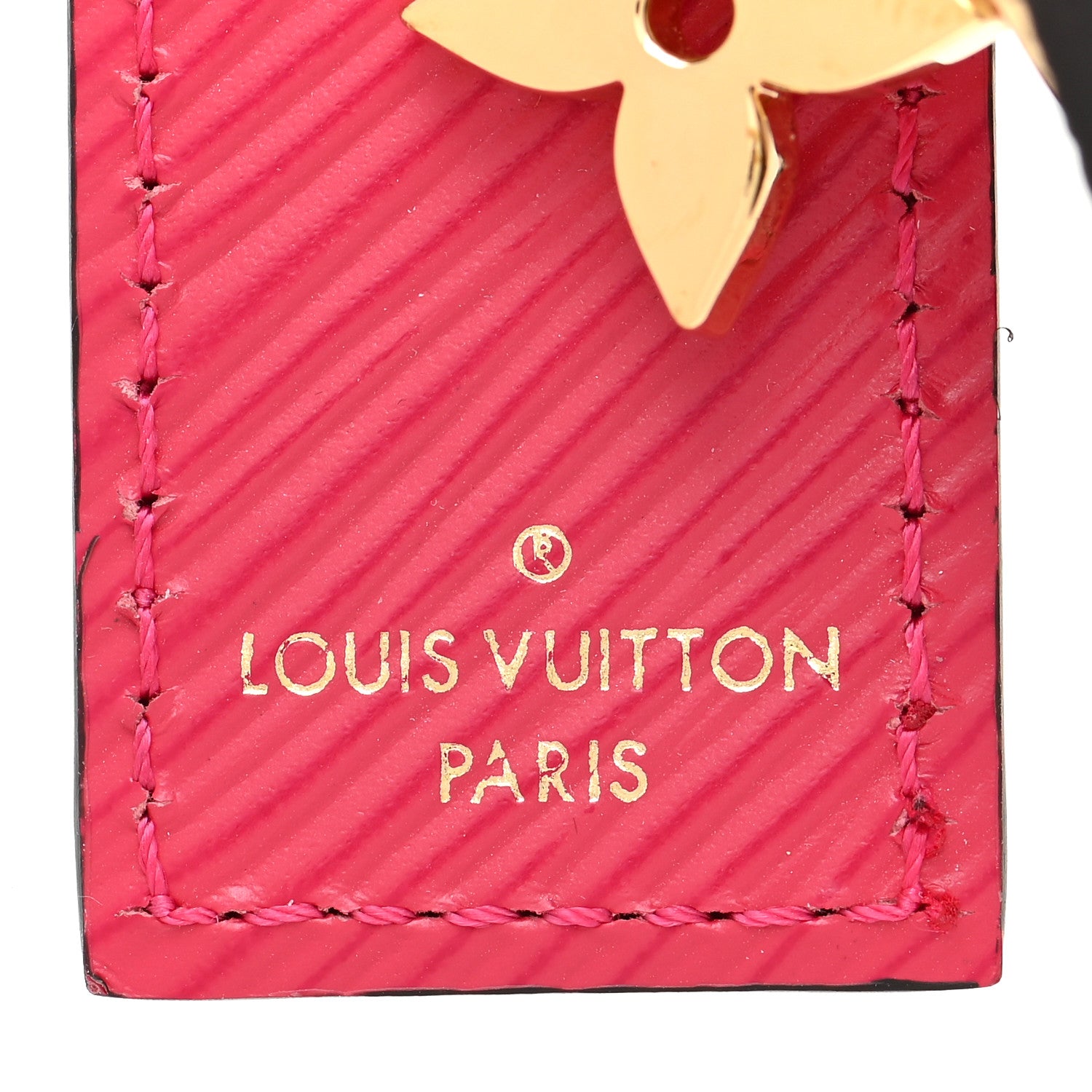 Louis Vuitton Monogram Fetish Lug Tag Bag Charm Fuschia 3 of 6