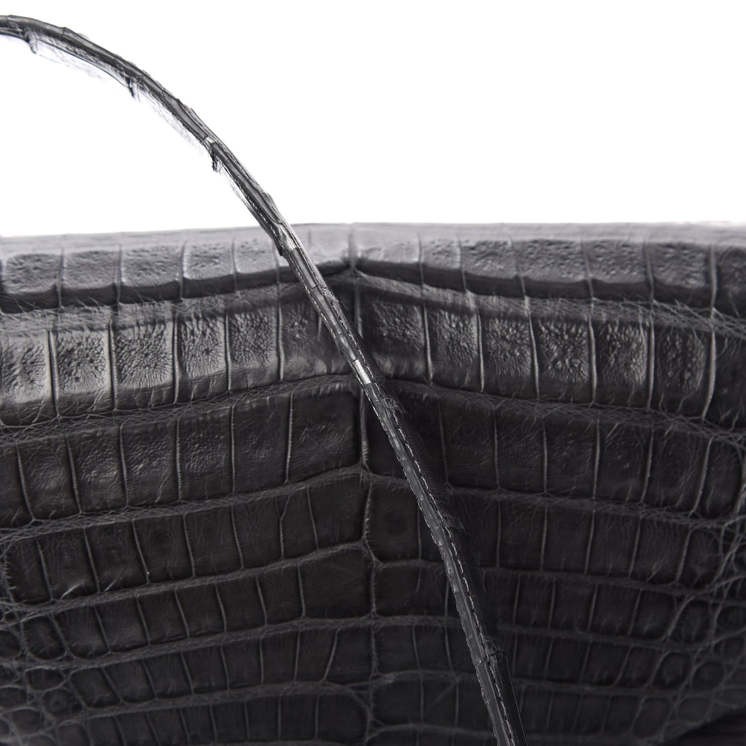 Nancy Gonzalez Crocodile Shoulder Bag Grey 12 of 15