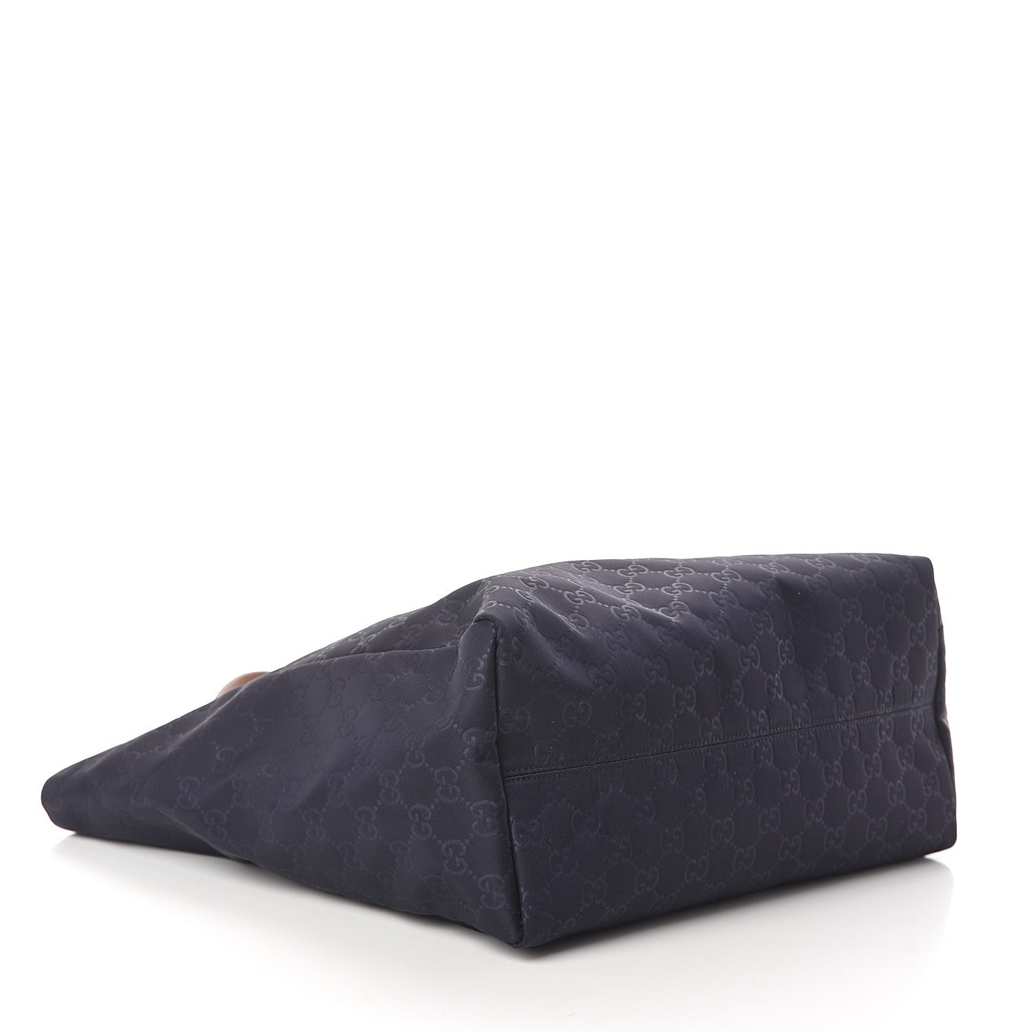 Nylon Monogram Medium Tote Navy
