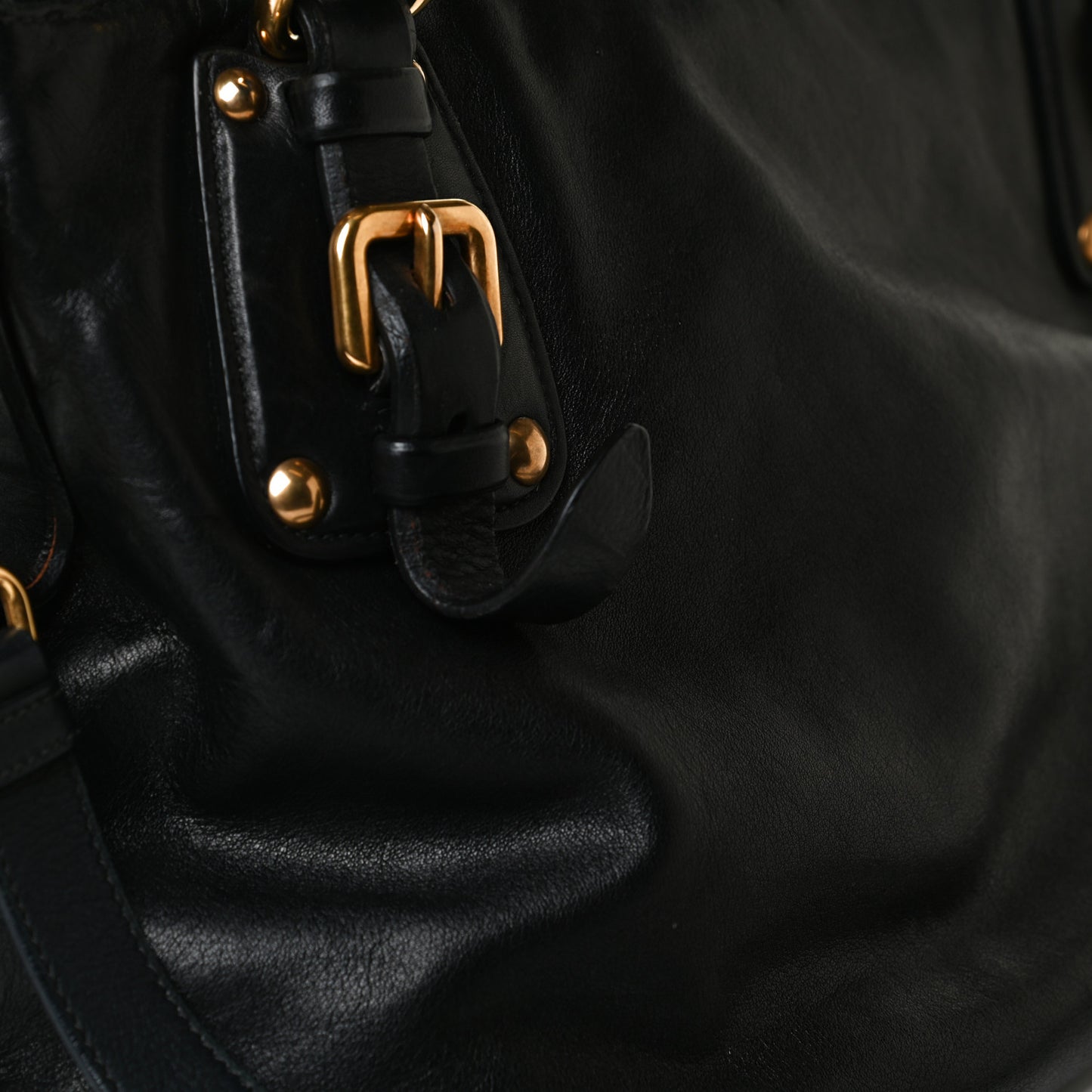 Soft Calf Tote Black