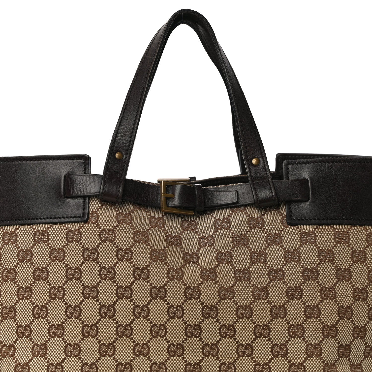 Gucci Monogram Tote Brown 8 of 21