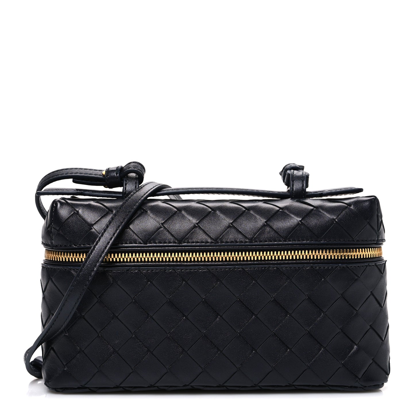 Calfskin Intrecciato Bang Bang Vanity Case Nocturnal