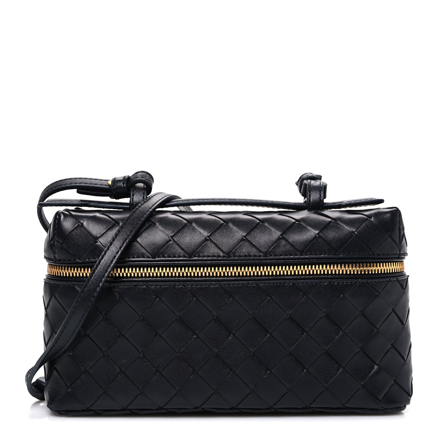 Bottega Veneta Calfskin Intrecciato Bang Bang Vanity Case Nocturnal 1 of 11